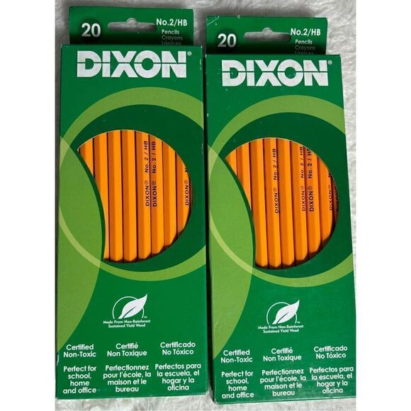 Dixon No 2 HB Pencils 2pk 20 Count - Picture 1 of 2